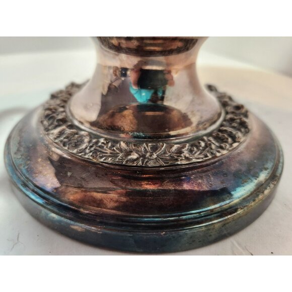 Vintage Sheridan Victorian Silverplate Ice Champagne Wine Bucket Trophy Style - Picture 14 of 16